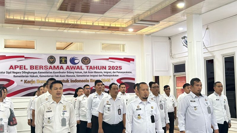 Awal Tahun 2025,LP Lab Ruku Ikuti Apel Bersama Jajaran. 