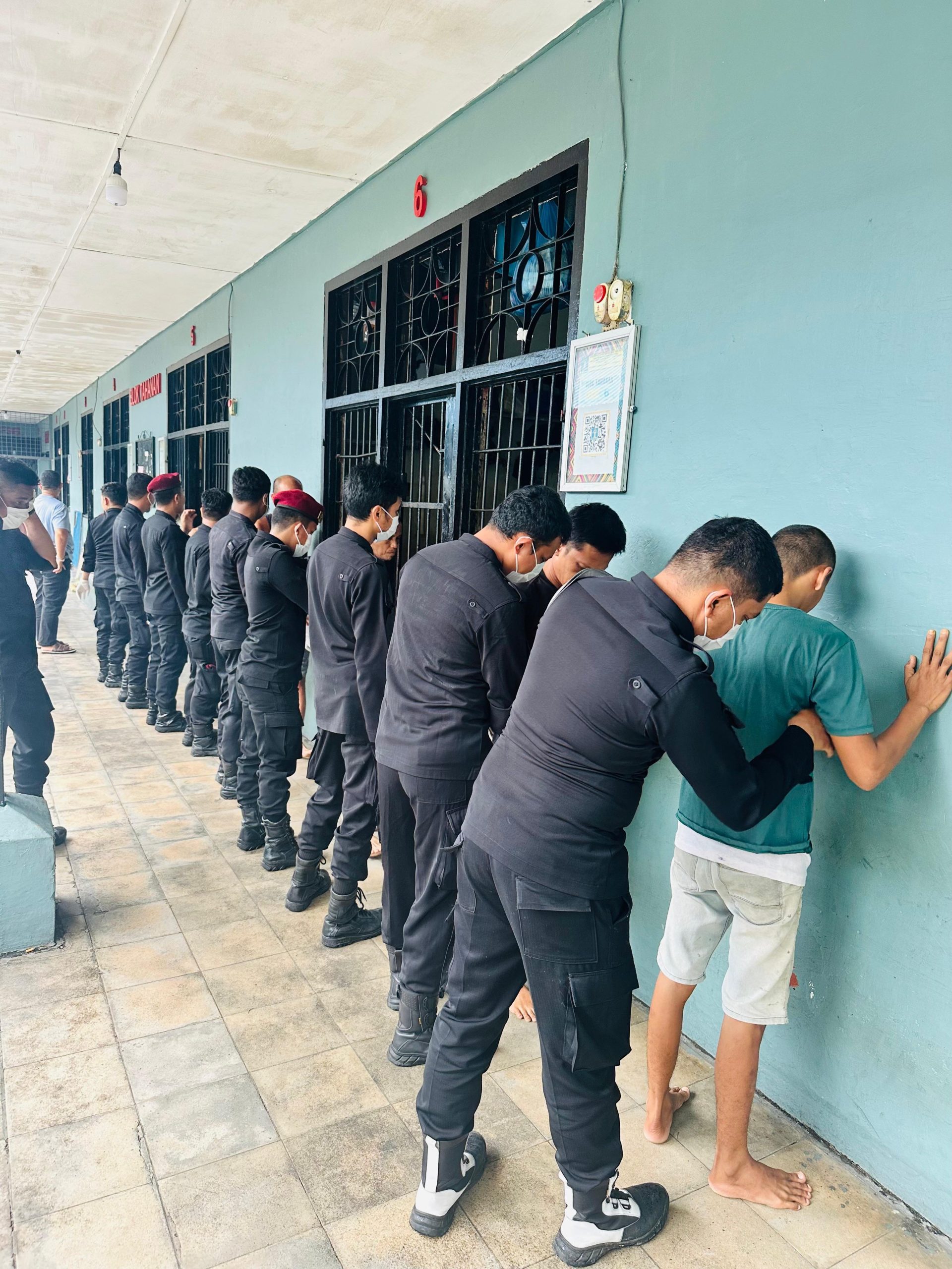 Gelar Razia Rutin, Guna Pastikan Keamanan LP Lab Ruku Tetap Kondusif. 