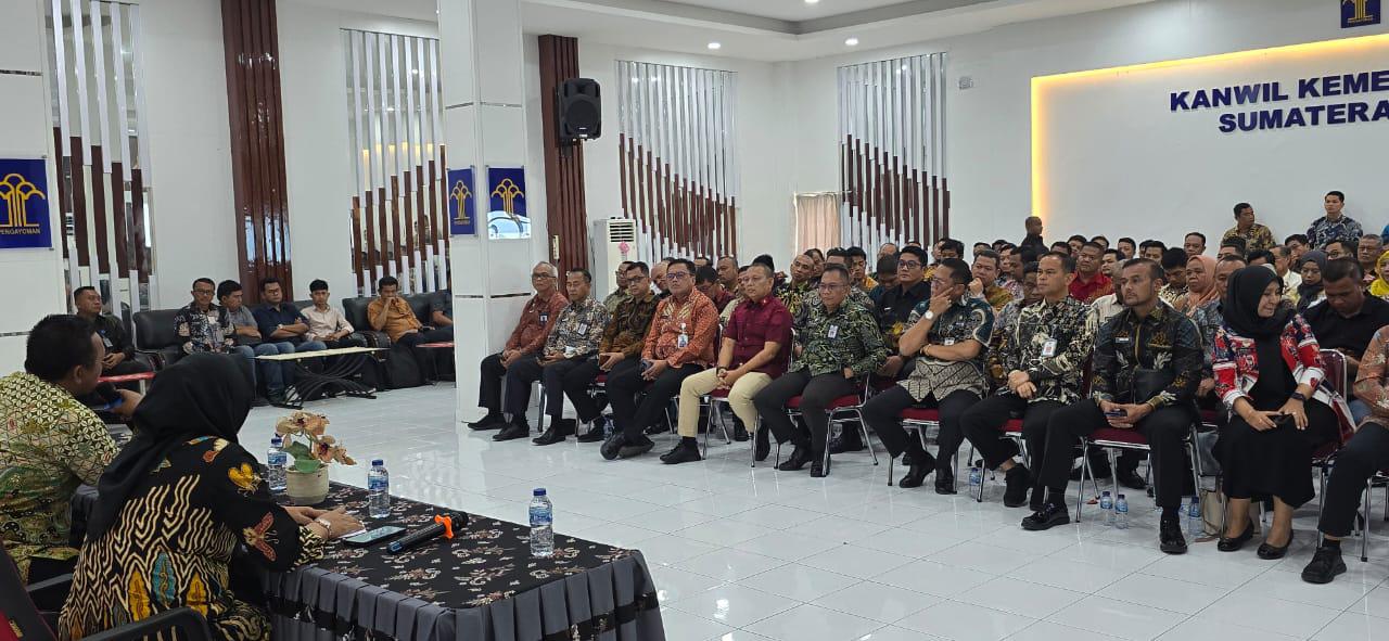 Wujudkan Pelayanan Prima, Lapas Kelas IIA Labuhan Ruku Ikuti Evaluasi Pengadaan Bama