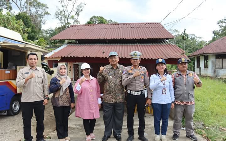 Bupati Dairi Tinjau Langsung Razia Gabungan Samsat, Polisi dan Dishub di Tigalingga