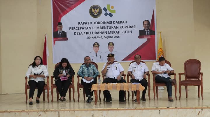 Mendapat Kunjungan dari Tim Kementerian Koordinator Bidang Pangan, Bupati Dairi berkomitmen Siap Dukung Koperasi Merah Putih