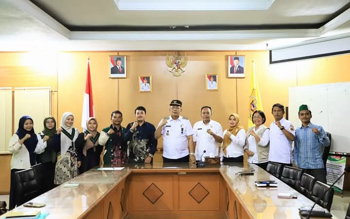 Bupati Dairi Terima Audensi HMI Cabang Dairi, Pakpak Bharat, Karo dalam Rangka Intermediate Training Tingkat Nasional