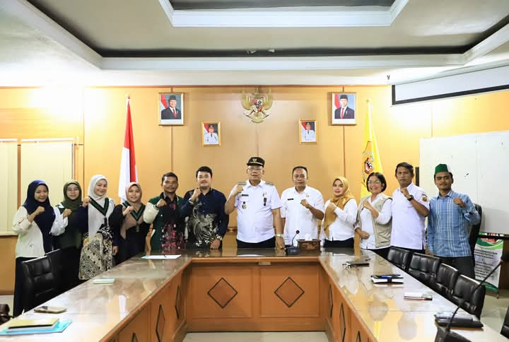 Bupati Dairi Terima Audensi HMI Cabang Dairi, Pakpak Bharat, Karo dalam Rangka Intermediate Training Tingkat Nasional