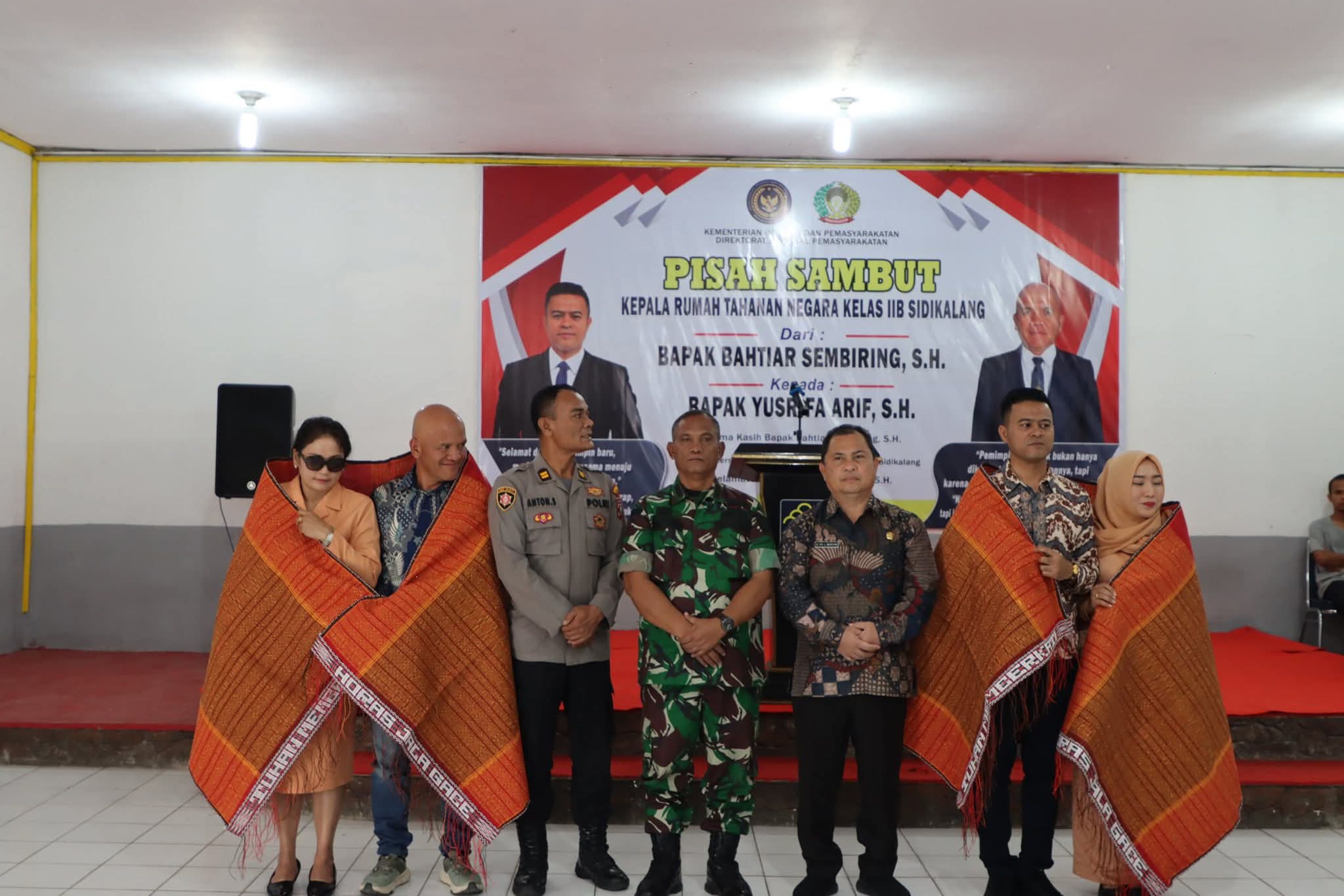 Mewakili Bupati Dairi Sekda Hadiri Acara Pisah Sambut Karutan Negara Kelas II B Sidikalang