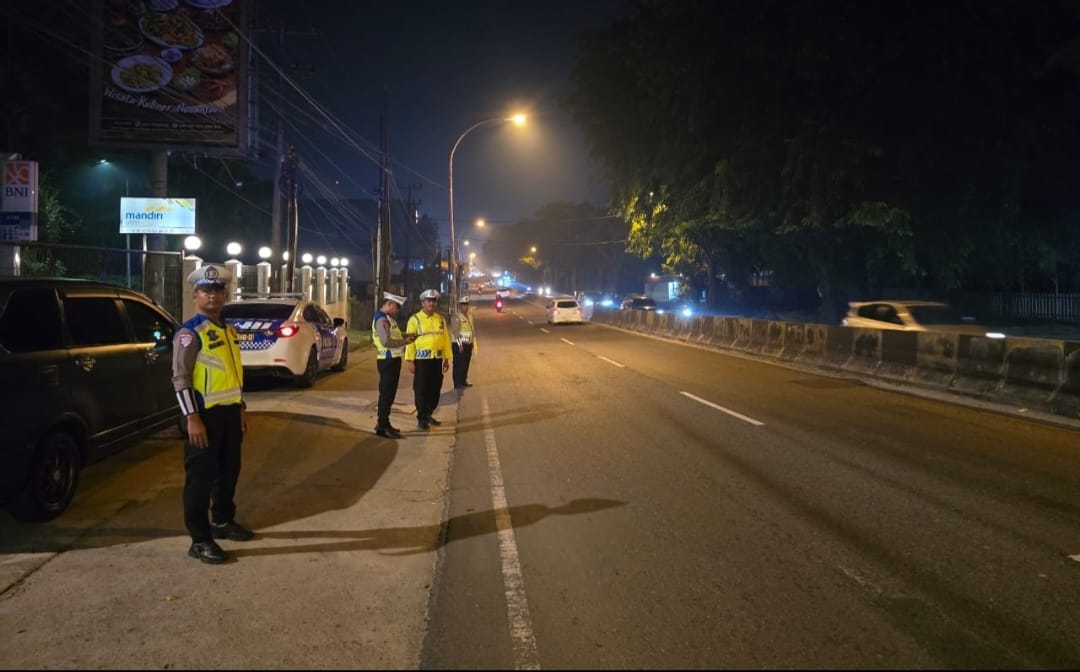 Antisipasi Balap Liar dan Premanisme, Polresta Deli Serdang Laksanakan Patroli Pada Malam Hari