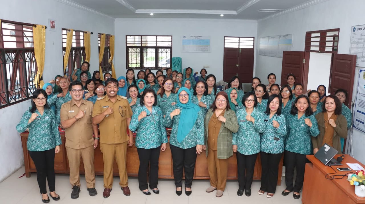 TP PKK Kabupaten Dairi Lakukan Supervisi, Desa Belang Malum Jadi Desa Binaan Hatinya PKK