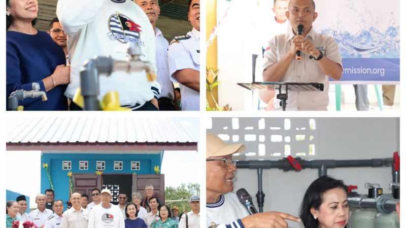 Bupati Dairi Resmikan Program Air Minum dan Kesehatan Water Mission