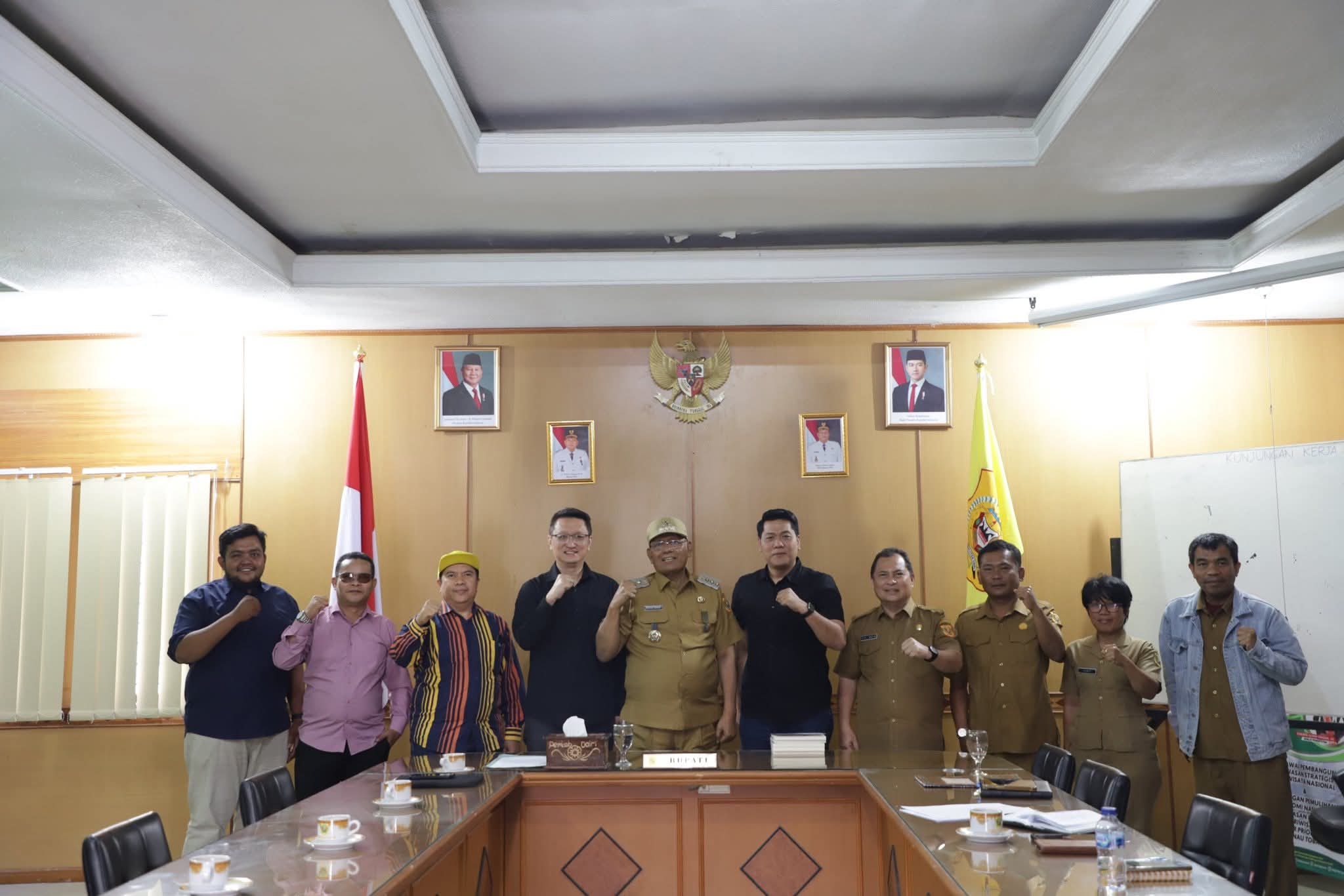 Bupati Dairi Terima Kunjungan Pimpinan Redaksi dan Pimpinan Perusahaan Tribunnews Medan