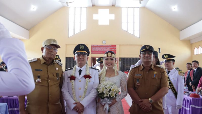 Bupati Dairi Jadi Inspektur Upacara pada Pernikahan Purna Praja Kabupaten Dairi