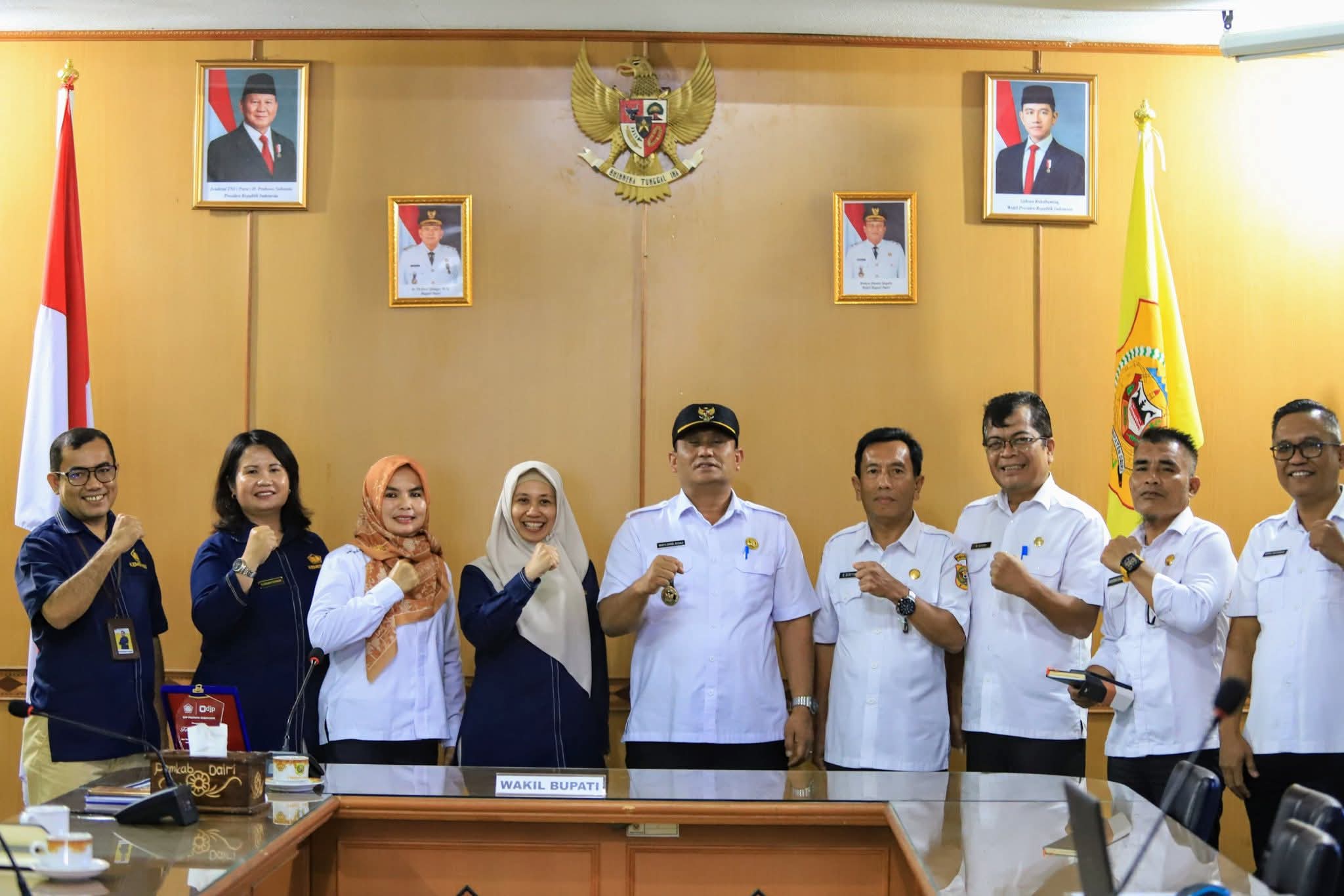 Tingkatkan Sinergi dan Kerja sama, Wabup Terima Kunker Kepala KPP Pratama Kabanjahe