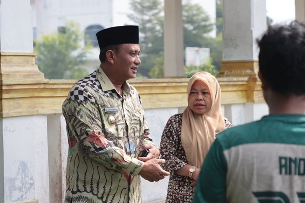 Wabup Dairi Lakukan Peninjauan ke Taman Rekreasi Sidikalang