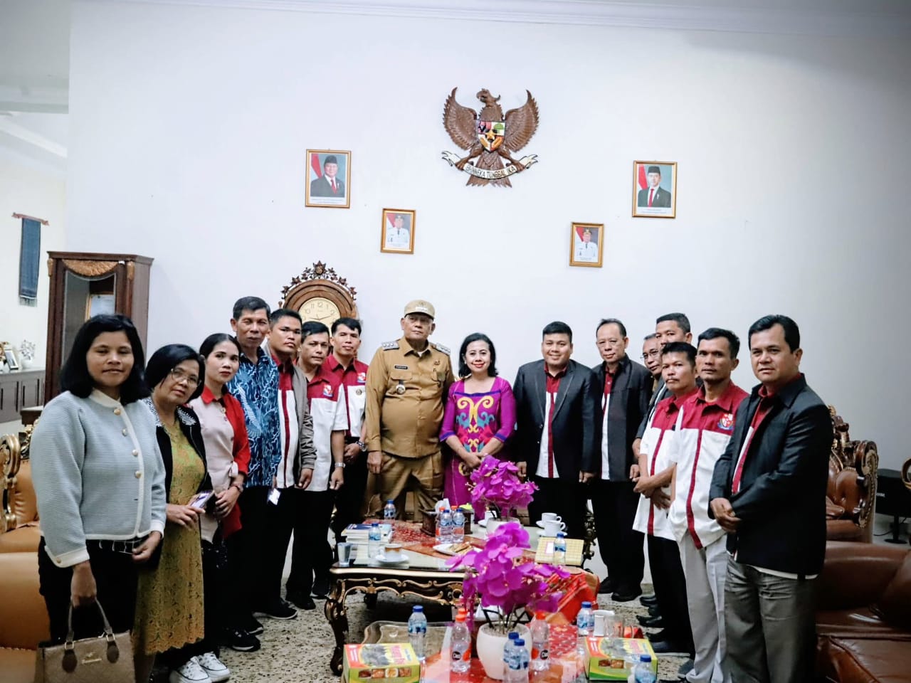 Bupati Dairi Sambut Audensi PSPI-R Kabupaten Dairi