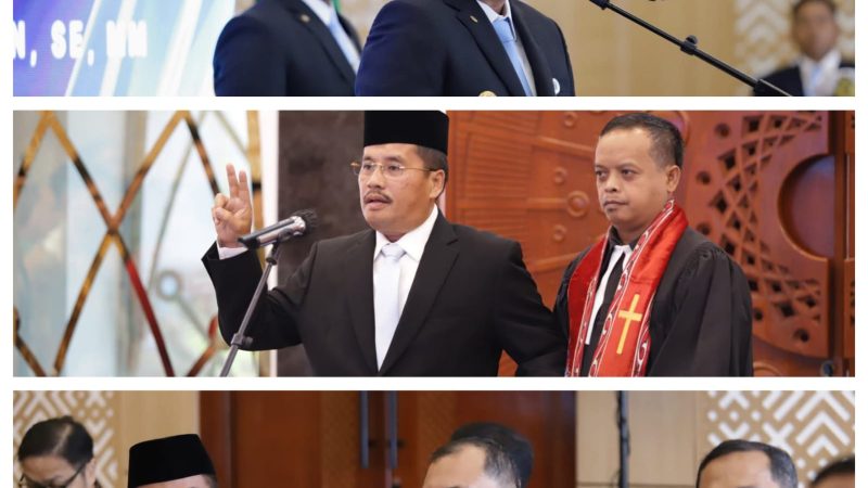 Gubernur Sumatera Utara Lantik Sekdaprov Sumatera Utara