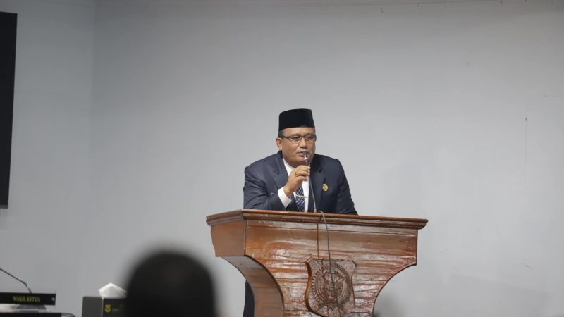 Wakil Bupati Dairi Bacakan Nota Jawaban Bupati Atas Ranperda APBD 2024