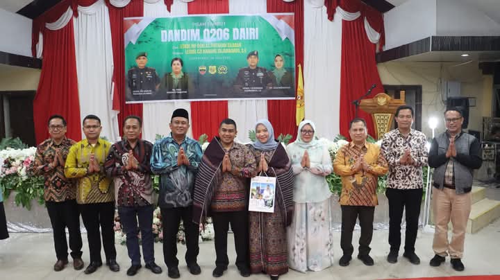 Bertugas Dua Tahun di Dairi, Pisah Sambut Dandim 0206 Dairi Berlangsung Haru