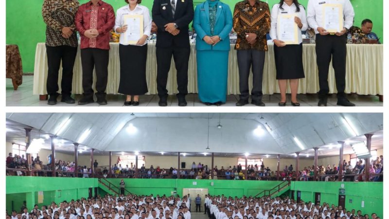 644 tenaga honorer di Dairi terima SK PPPK Formasi Tahun 2024 Tahap I di Lingkungan Pemkab Dairi Resmi Dilantik.