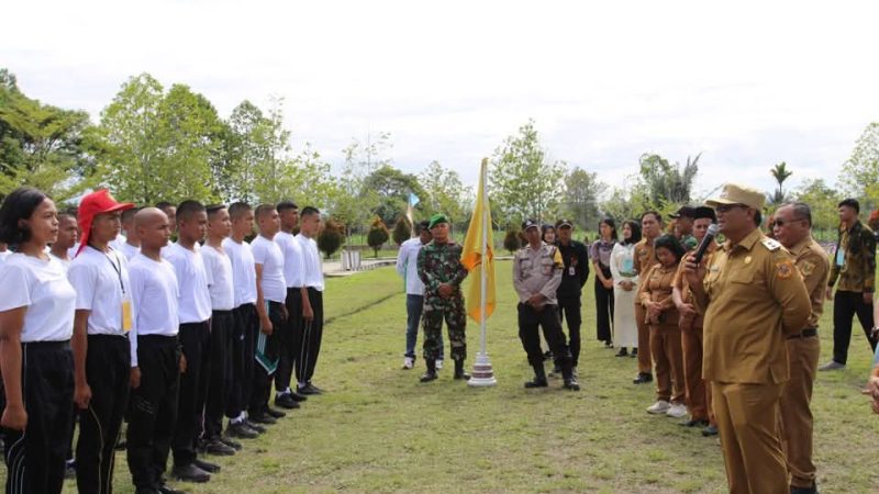 Wakil Bupati Dairi Hadiri Pembukaan Pelatihan Calon Anggota Paskibraka menyambut HUT RI ke 80 tahun 2025.