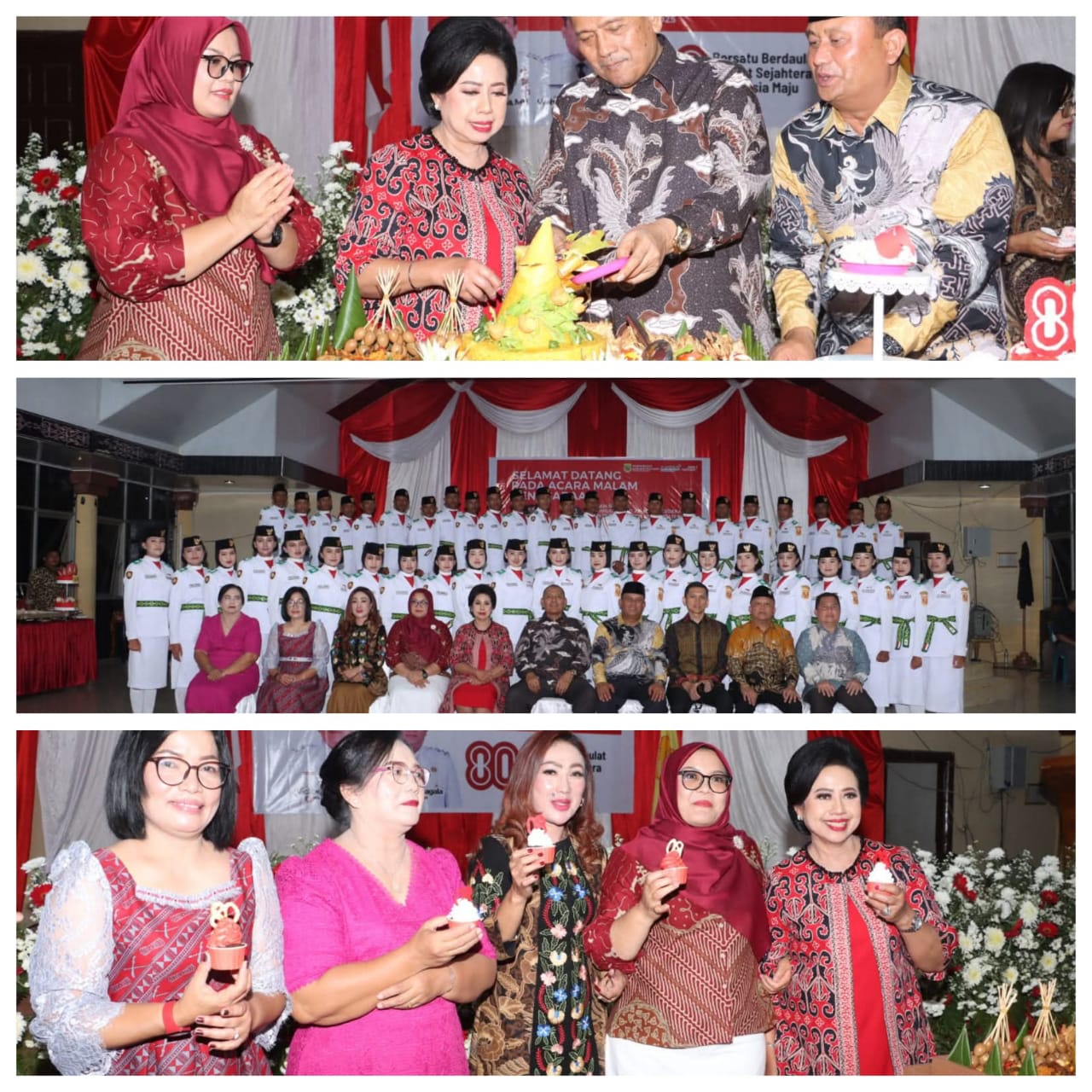 Malam Resepsi Kenegaraan Tutup Rangkaian HUT ke-80 RI Pemkab Dairi