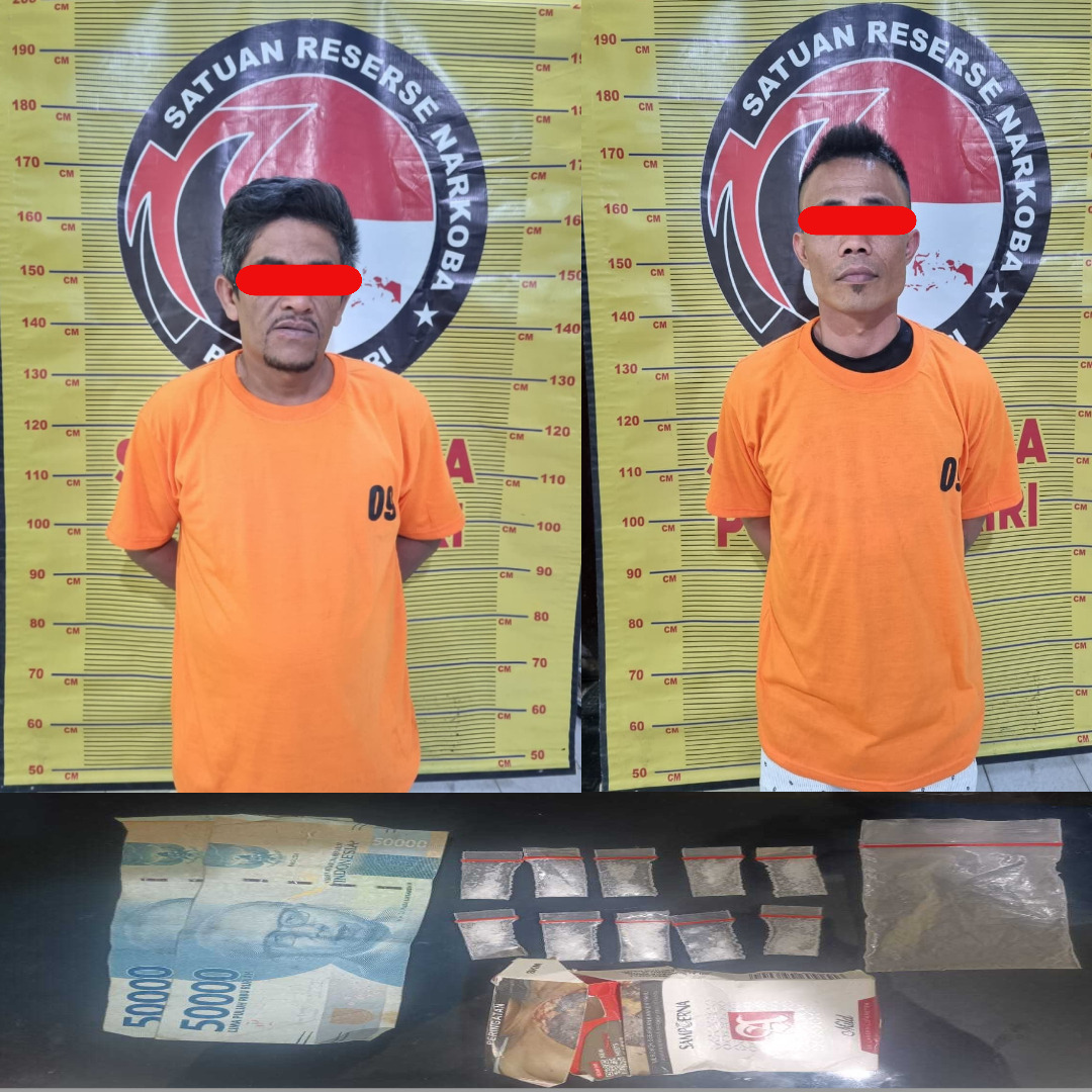 Komitmen Berantas Narkoba, Polres Dairi Amankan 2 Tersangka Bersama Sabu Seberat 1,99 Gram di Kecamatan Sidikalang