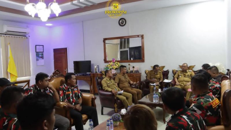 Bupati Dairi Terima audiensi dan silaturahmi Pengurus Macab Laskar Merah Putih