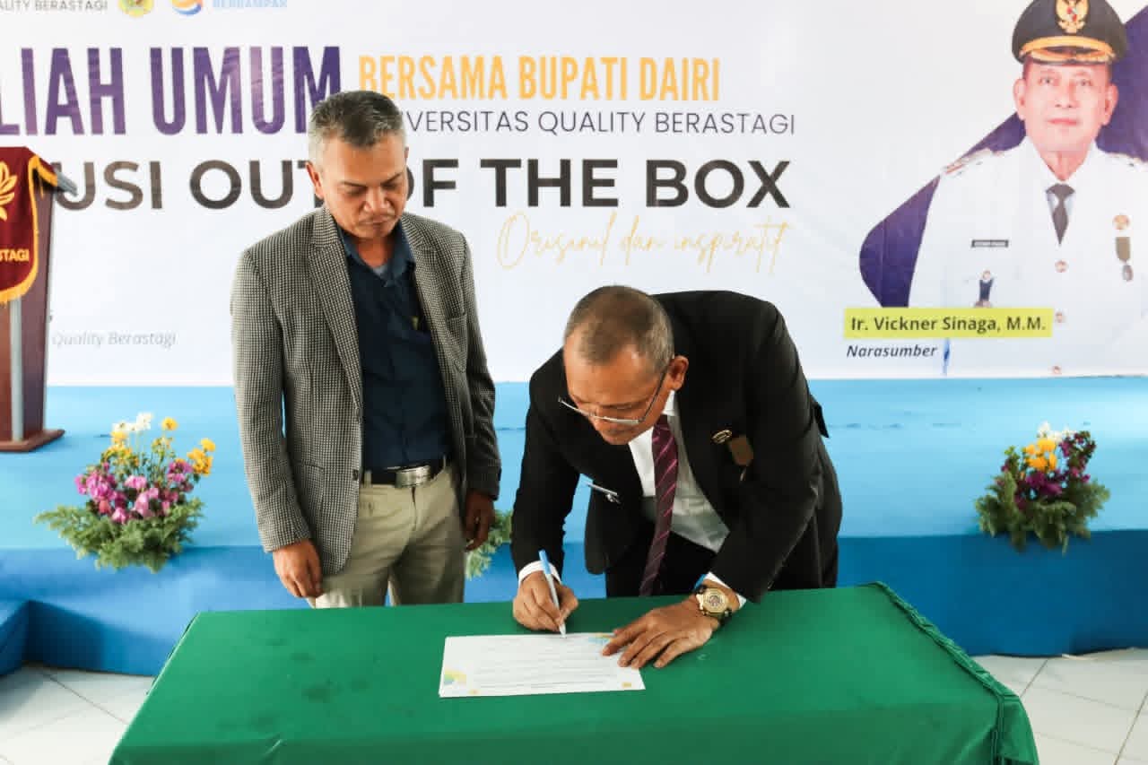 Pemkab Dairi Tandatangani Komitmen Bersama PLN UP3 Bukit Barisan, Bupati Dairi : Tahun 2027 Ditargetkan Tidak Ada Lagi Rumah Yang Tidak Dialiri Listrik