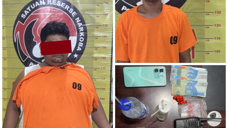 Sat Narkoba Polres Dairi Berhasil Amankan 2 Tersangka Kasus Narkoba Jenis Sabu di Tanah Pinem