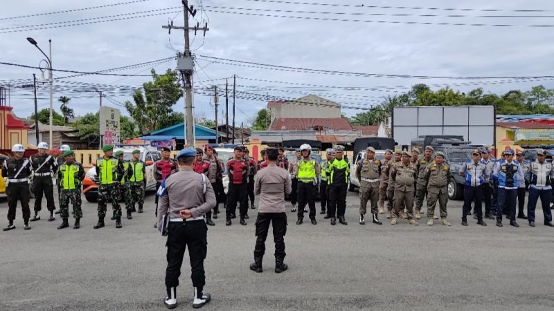Polresta Deli Serdang Gelar Patroli Skala Besar Pasca Aksi Unjuk rasa