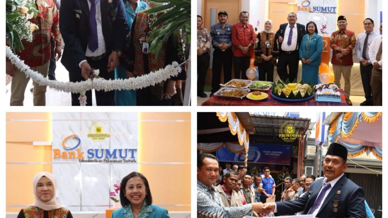 Bupati Dairi Hadiri Grand Opening Bank Sumut KCP Parongil