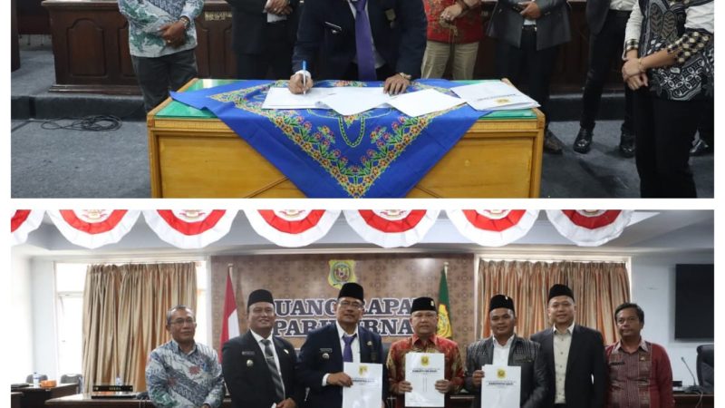Pemkab dan DPRD Tandatangani Nota Kesepakatan Perubahan KUA PPAS TA 2025