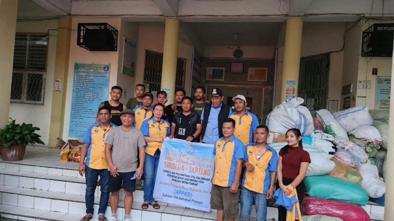 Bantuan Tim Solidaritas Peduli Bencana APPKD Dairi Telah Tiba di Sibolga
