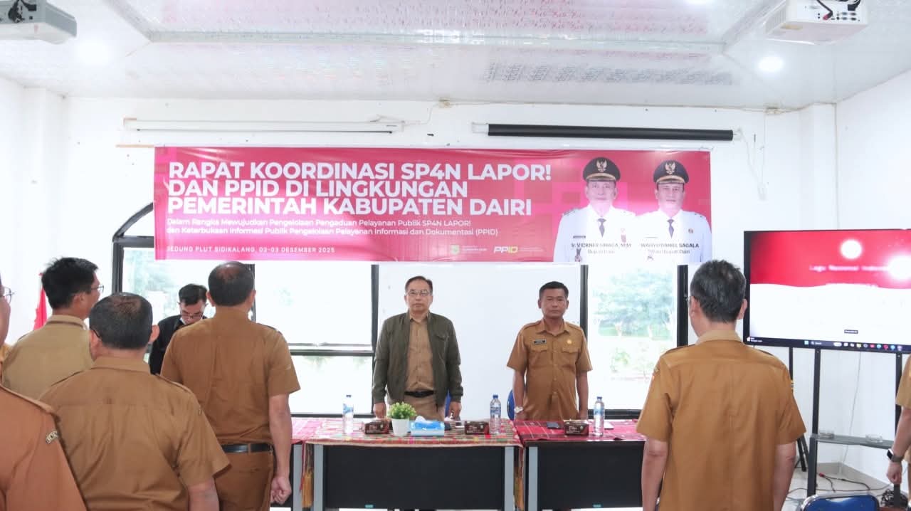 Rakor SP4N Lapor! Dan PPID, Sekretaris Daerah : Saluran Pengaduan Dan Aspirasi Masyarakat Harus Mudah Di Era Digital Saat Ini