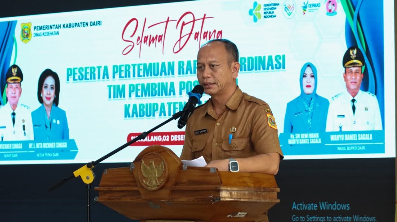 Rakor Tim Pembina Posyandu, Bupati Dairi : Kader Posyandu Sebagai Ujung Tombak, Tingkatkan Terus Kapasitas Dan Pengetahuan