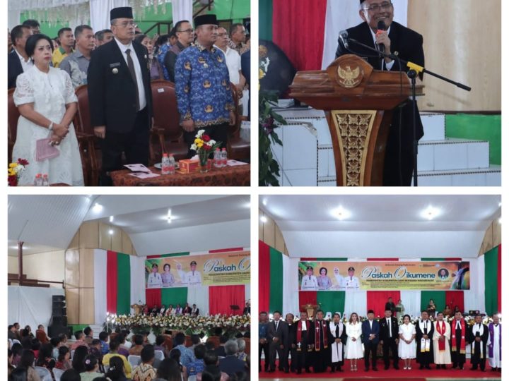 Perayaan Paskah Oikumene Pemkab Dairi, Bupati Dairi Serukan Untuk Berbagi Kasih, Perdamaian Dan Kepedulian Kepada Sesama