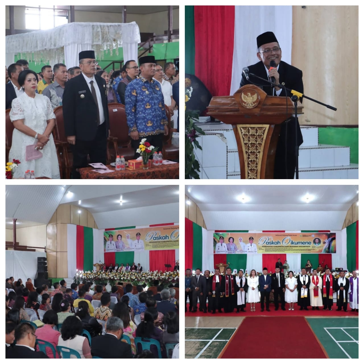 Perayaan Paskah Oikumene Pemkab Dairi, Bupati Dairi Serukan Untuk Berbagi Kasih, Perdamaian Dan Kepedulian Kepada Sesama