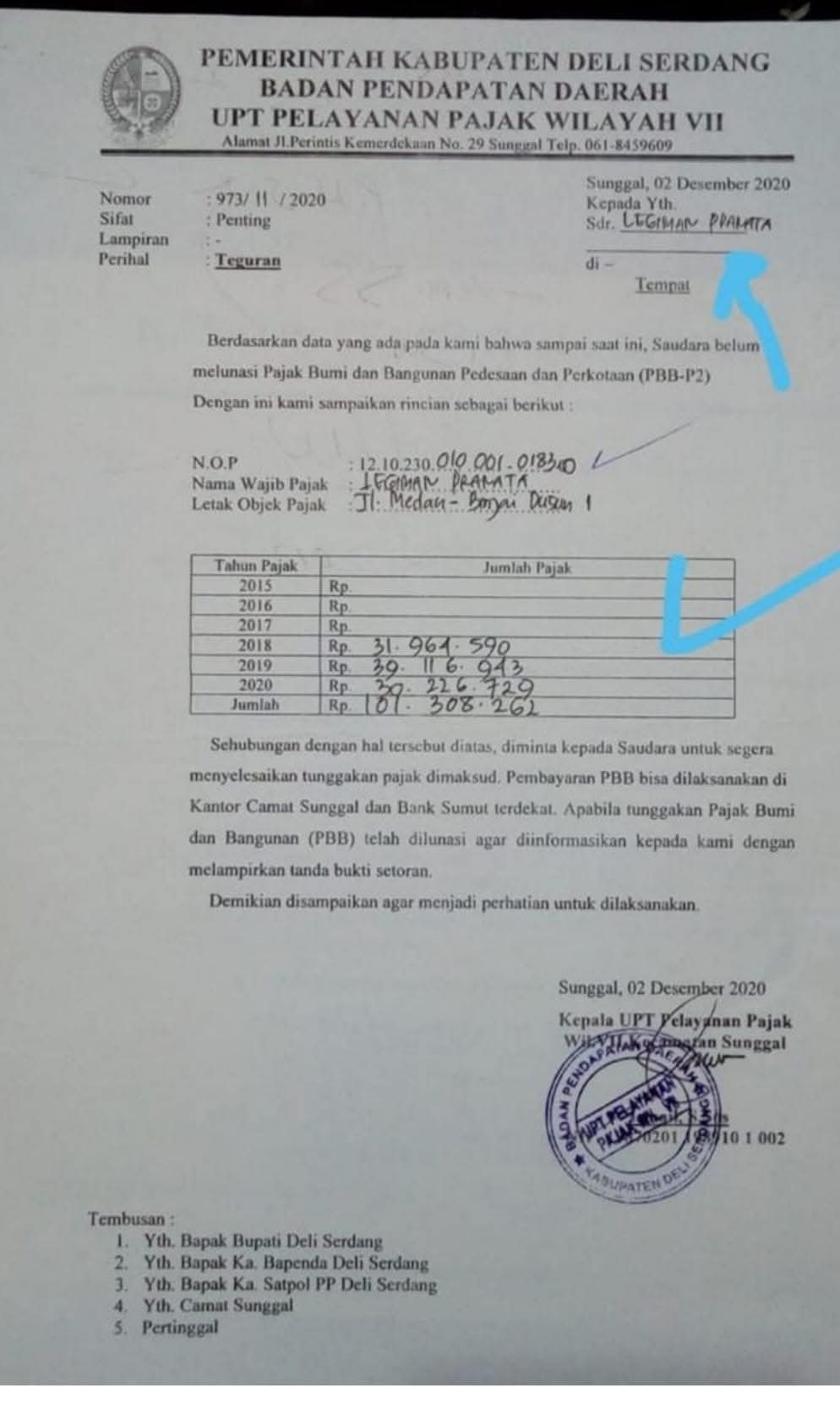 BUKTI PAJAK JADI SENJATA: KUASA HUKUM LEGIMAN PRANATA PERTANYAKAN VALIDITAS PENAGIHAN DISPENDA DI TENGAH SKANDAL SERTIFIKAT “SILUMAN”*