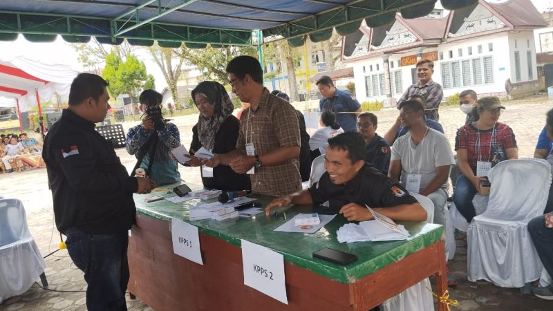 KPU Dairi Simulasi Pemungutan dan Penghitungan Suara Pilkada Serentak.