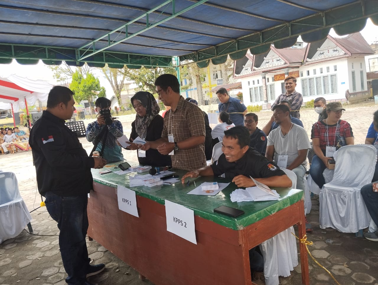 KPU Dairi Simulasi Pemungutan dan Penghitungan Suara Pilkada Serentak.