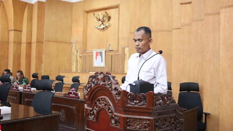 DPRD Batu BaraTerima Laporan Pansus Penanggulangan Bencana..