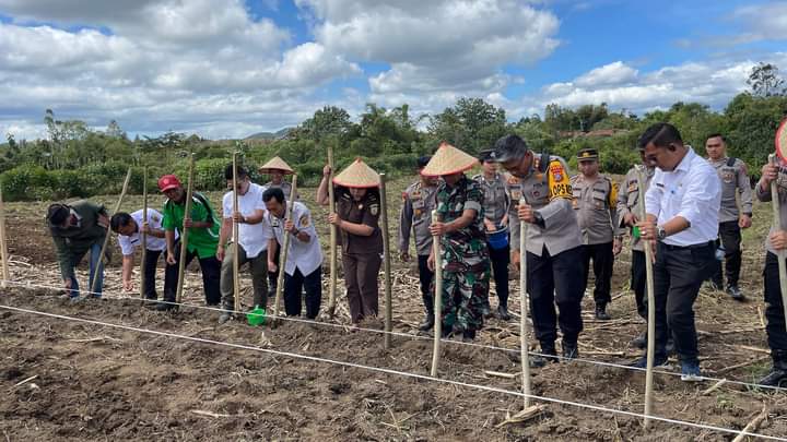 Pemkab Dairi Siap Dukung Gugus Tugas Polri Sukseskan Ketahanan Pangan
