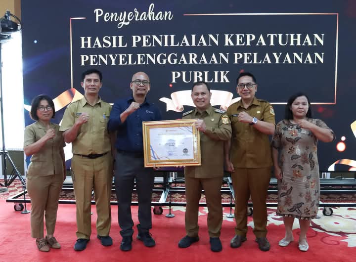 Pemkab Dairi Raih Peringkat Ke-3 Hasil Penilaian Kepatuhan Penyelenggaraan Pelayanan Publik Dari Ombudsman RI