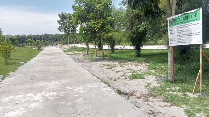 Proyek Jalan Lingkar Dinas LH Asahan Berbiaya Rp.998 Juta Diduga Cacat Mutu, Sekretaris Inspektur Sebut Menunggu Perhitungan Ahli dari USU