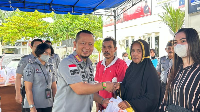 Lapas Labuhan Ruku Berikan Bantuan Sosial Kepada Keluarga Warga Binaan Guna Mendukung Program Akselerasi Menteri IMPAS. 