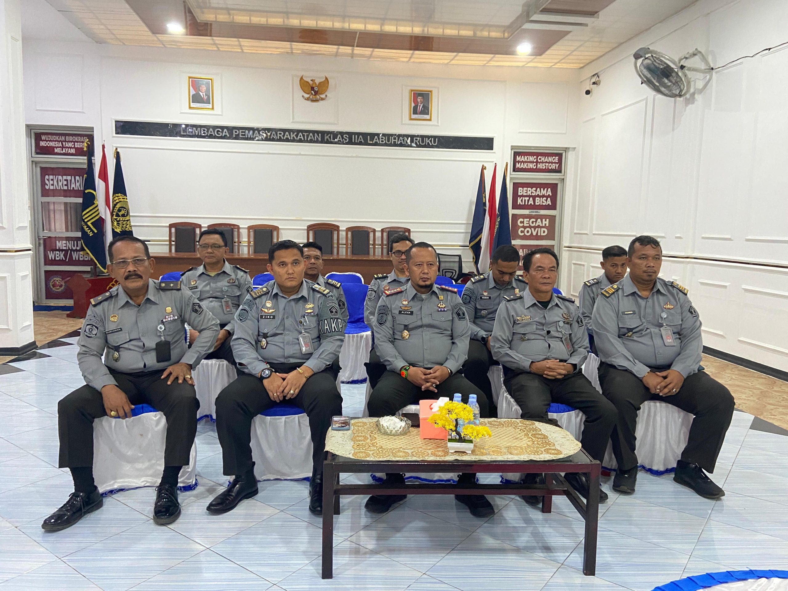 Kadivpas Berikan Arahan  Seluruh UPT Pemasyarakatan Guna Tingkatkan Kualitas Layanan Pemasyarakatan. 