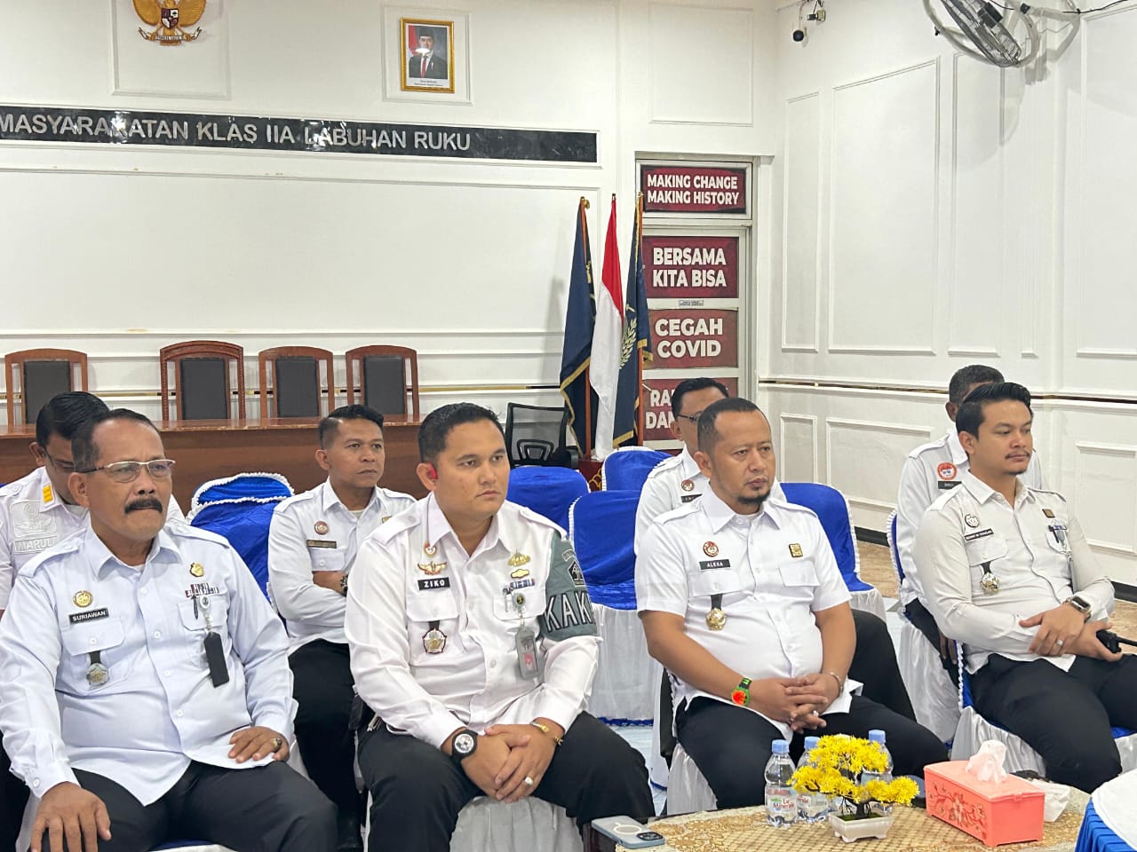 Lapas Kelas IIA Labuhan Ruku Ikuti Rapat Persiapan Dialog Presiden Republik Indonesia dengan Narapapidana dan Anak