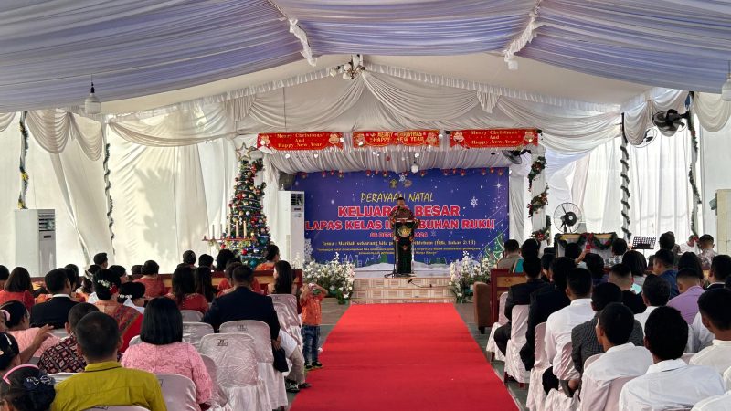 LP Lab Ruku Gelar Perayaan Natal Bersama Warga Binaan dengan Penuh Suka Cita. 