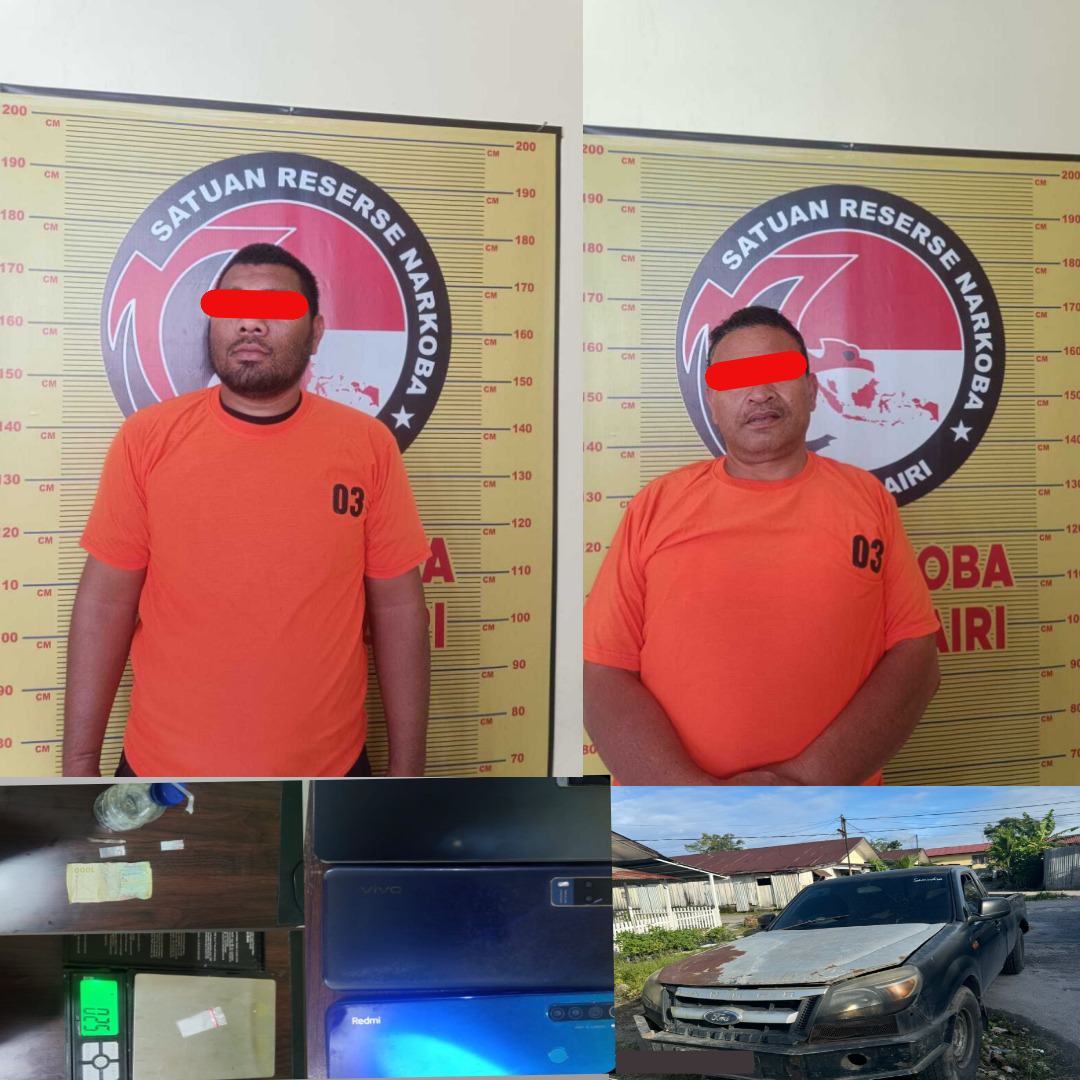 Melawan Saat Ditangkap, Sat Resnarkoba Polres Dairi Berhasil Amankan 2 Tersangka Kepemilikan Narkoba