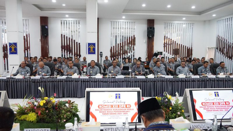 Kalapas Labuhan Ruku Hadiri Kunjungan Kerja Reses DPR RI. 