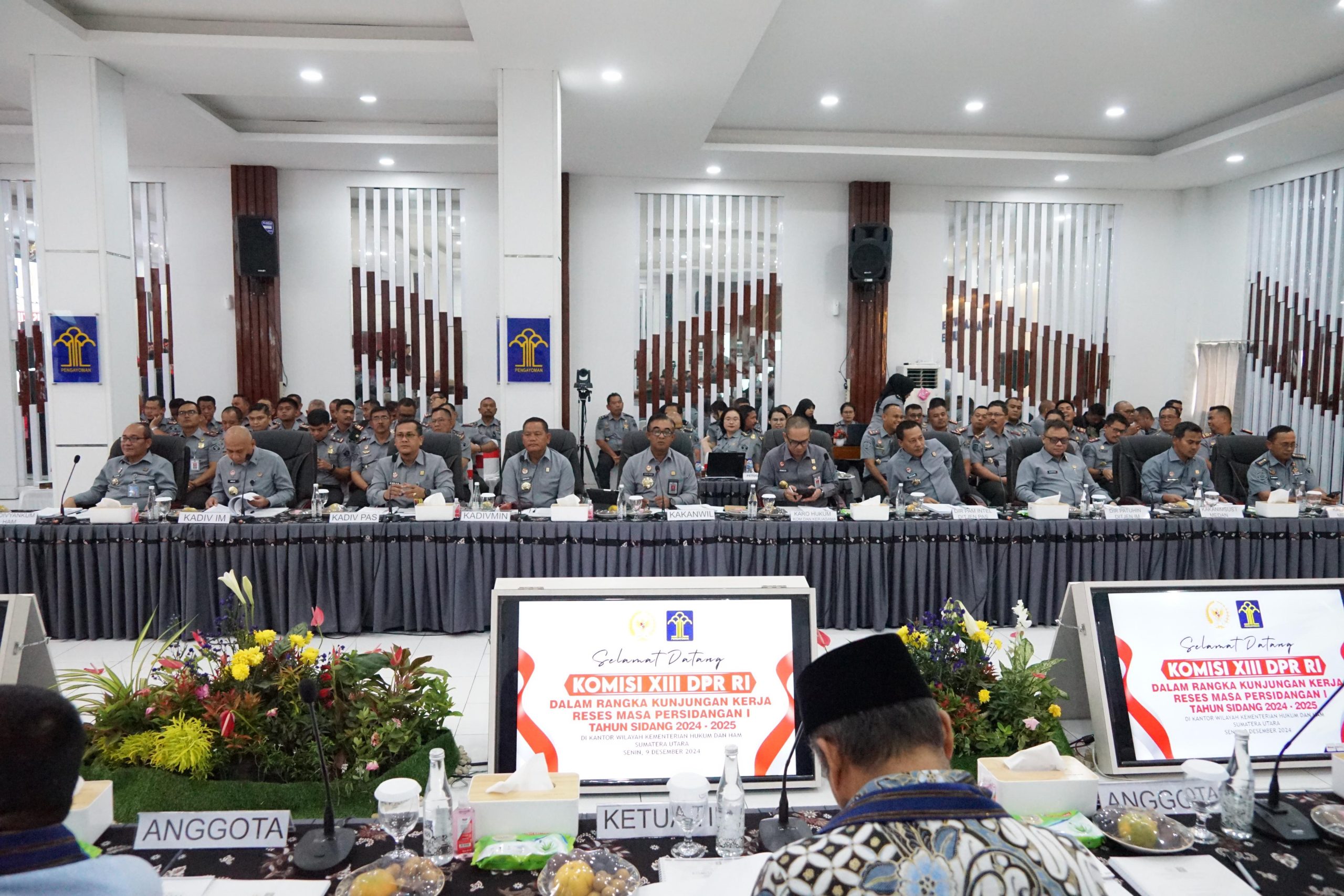 Kalapas Labuhan Ruku Hadiri Kunjungan Kerja Reses DPR RI. 