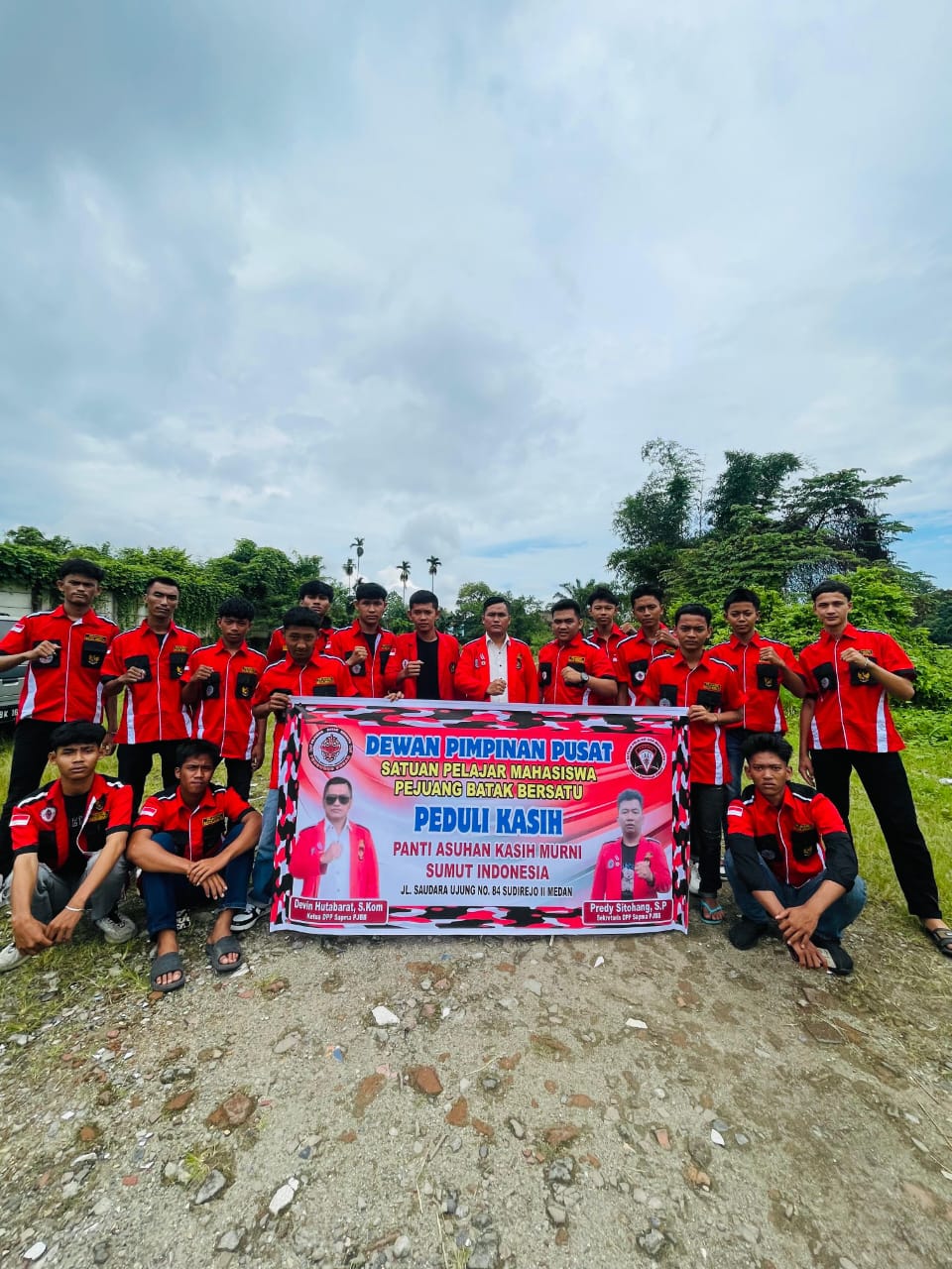 Dewan Pimpinan Pusat Satuan Pelajar Mahasiswa Pejuang Batak Bersatu Santuni Anak Yatim Panti Asuhan Kasih Murni,’Terpanggil Membantu Sesama’