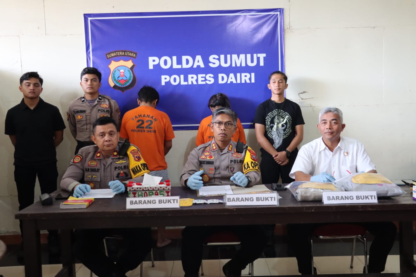 Sat Reskrim Polres Dairi Berhasil Ringkus Kasus Perampokan di Desa Silumboyah